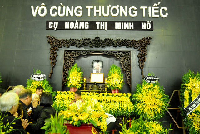 Xúc động lễ tang cụ bà Hoàng Thị Minh Hồ - Ảnh 3