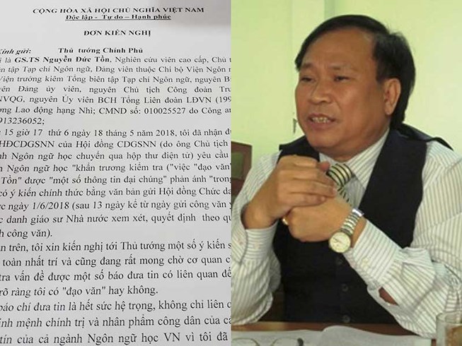 Bị tố “đạo văn”, GS Nguyễn Đức Tồn đề nghị thành lập ban thẩm tra - Ảnh 1