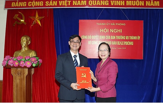 Ông Nguyễn Ngọc Ánh được bổ nhiệm giữ chức vụ Tổng Biên tập báo Hải Phòng - Ảnh 1