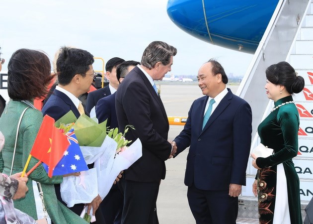 Thủ tướng Nguyễn Xuân Phúc đến Sydney, dự Hội nghị ASEAN-Australia - Ảnh 1
