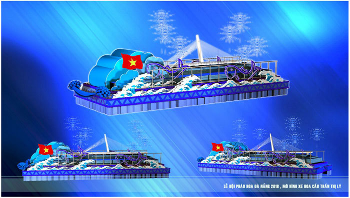 Đà Nẵng thiết kế xe hoa mô phỏng những cây cầu trong Lễ hội pháo hoa - Ảnh 11