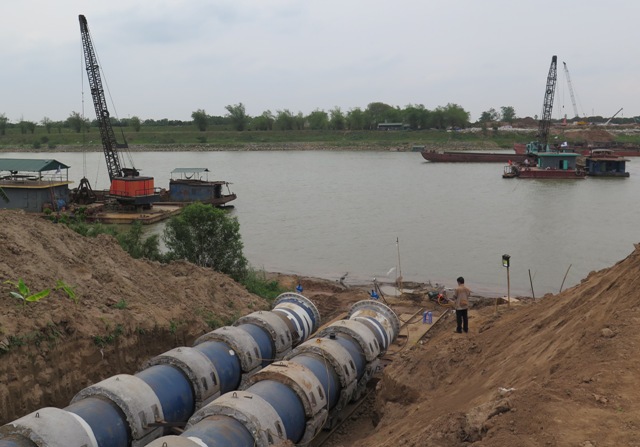 Cấm luồng sông Đuống qua huyện Gia Lâm trong 5 ngày - Ảnh 1