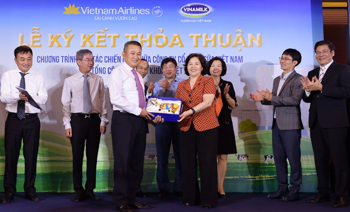 Vietnam Airlines và Vinamilk hợp tác chiến lược cùng phát triển thương hiệu vươn tầm quốc tế - Ảnh 5