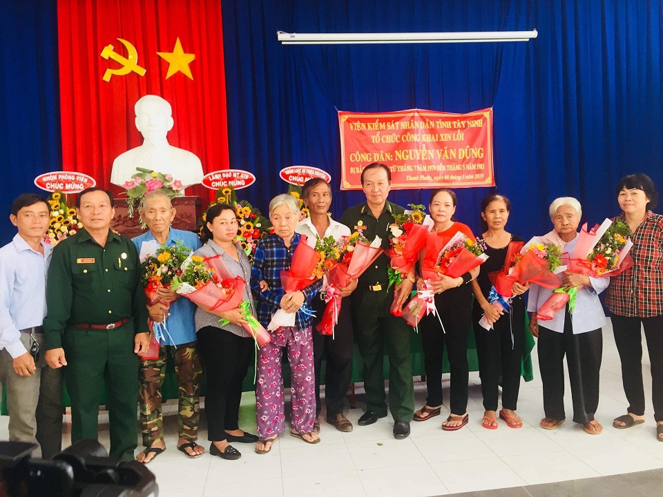Viện KSND tỉnh Tây Ninh xin lỗi cựu chiến binh bị bắt oan - Ảnh 5