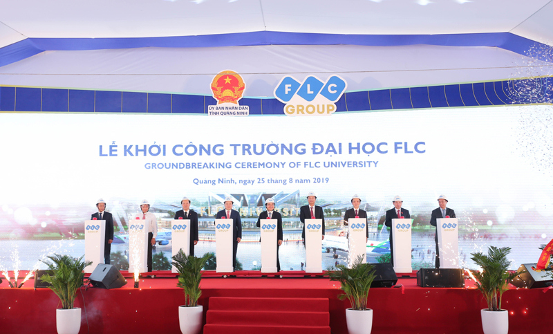 Chính thức khởi công Đại học FLC, mô hình đào tạo toàn diện đầu tiên tại Quảng Ninh - Ảnh 1
