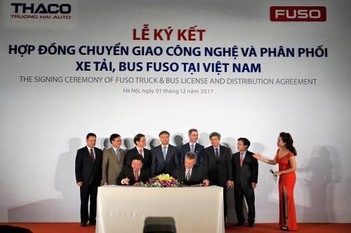 Trường Hải chính thức phân phối xe tải xe bus FUSO tại Việt Nam - Ảnh 1