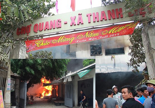 Hà Nội: Điều tra làm rõ nguyên nhân vụ cháy chợ Quang - Ảnh 1