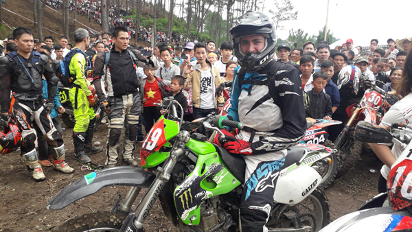 Sôi động Giải đua xe mô tô địa hình Hà Giang - Ảnh 1