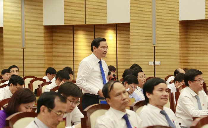 Đại biểu HĐND TP Hà Nội thảo luận về thực hiện nhiệm vụ kinh tế - xã hội - Ảnh 3