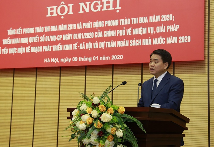 Chủ tịch Nguyễn Đức Chung: Quyết tâm thi đua phấn đấu ngay từ những ngày đầu, tháng đầu năm 2020 - Ảnh 1