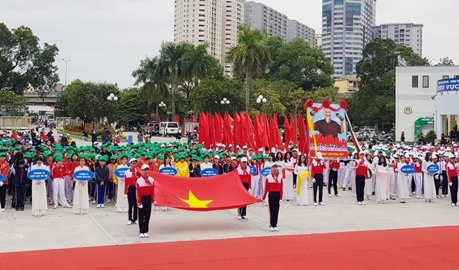 Hơn 3.500 học sinh tham gia Hội khỏe Phù Đổng quận Thanh Xuân - Ảnh 4