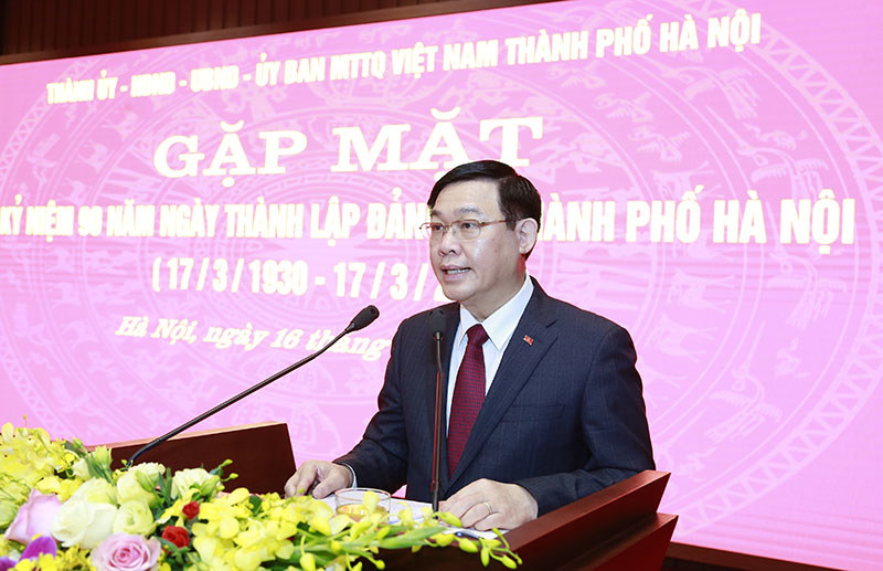 Hà Nội gặp mặt nhân Kỷ niệm 90 năm thành lập Đảng bộ Thành phố - Ảnh 5