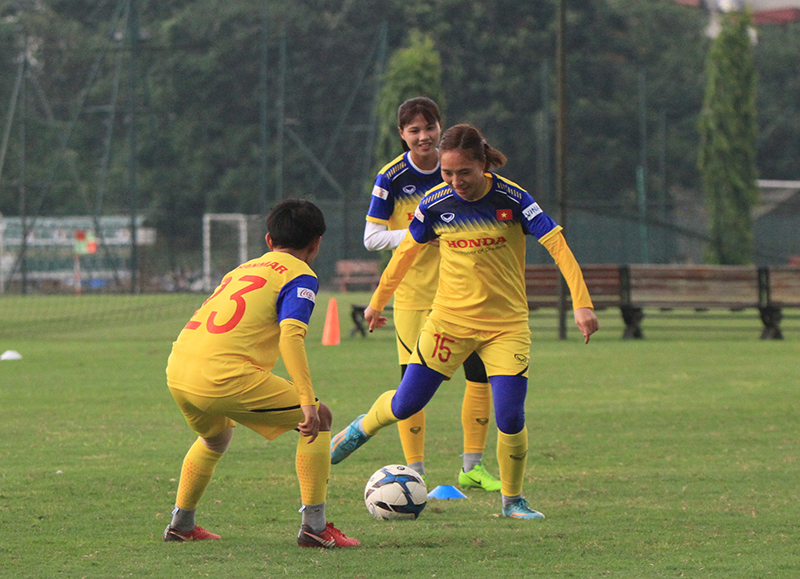 Đội tuyển nữ Quốc gia tích cực tập luyện, sẵn sàng chinh phục vị trí số 1 Đông Nam Á - Ảnh 7