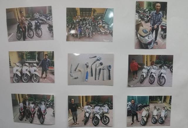Hành trình triệt phá hàng loạt ổ nhóm trộm cắp, tiêu thụ xe máy ở Hà Nội - Ảnh 4