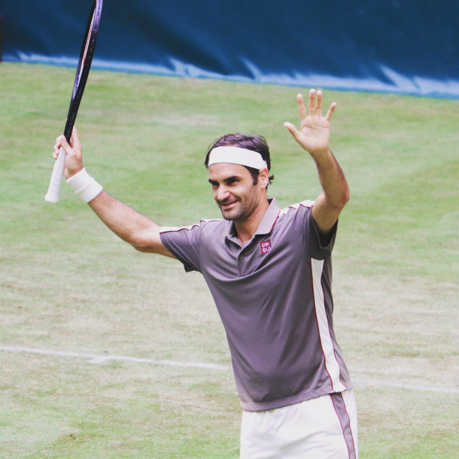 Federer giành chức vô địch thứ 10 tại Halle Open - Ảnh 1