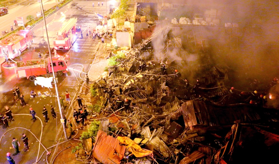 Thông tin mới nhất về vụ cháy tại chợ Gạo ở TP Hưng Yên - Ảnh 1