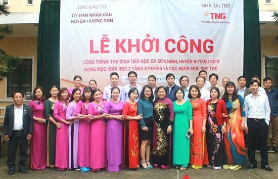 TNG Holdings Vietnam tài trợ 7,5 tỷ đồng xây dựng trường học tại Hà Tĩnh - Ảnh 2