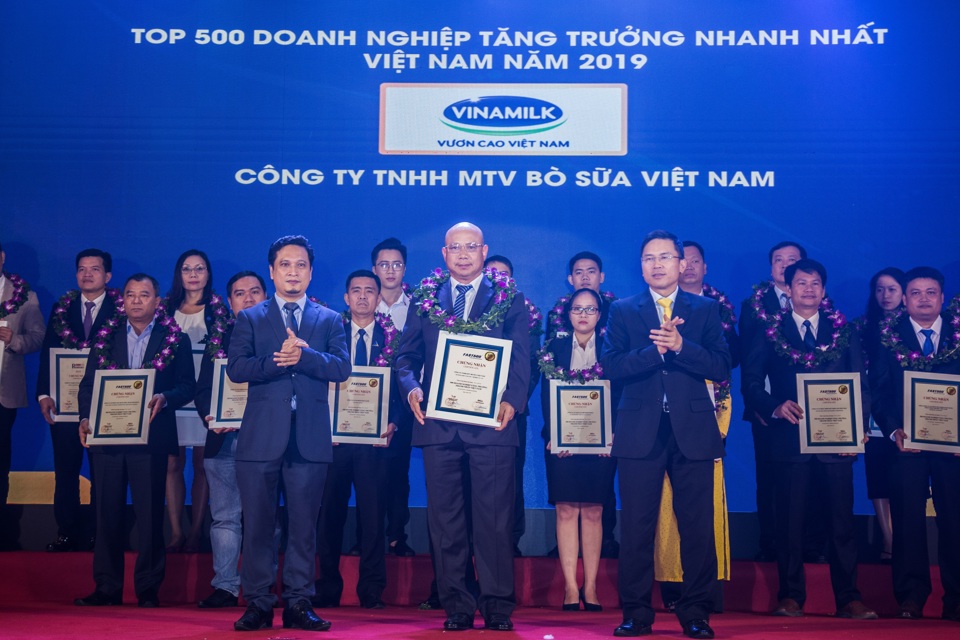 Công ty Bò sữa thuộc Vinamilk lọt top tăng trưởng nhanh nhất Việt Nam - Ảnh 1