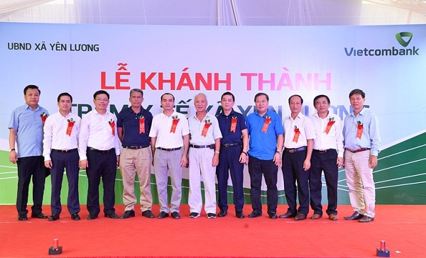 Khánh thành Trạm y tế xã Yên Lương do Vietcombank tài trợ 2 tỷ đồng - Ảnh 7