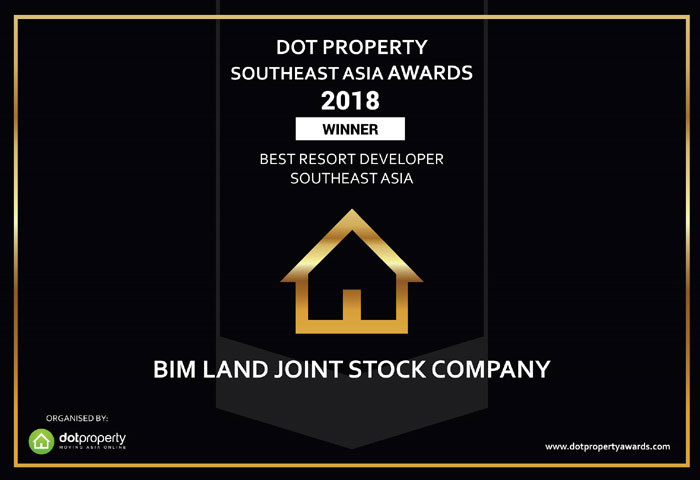 BIM Land được vinh danh nhà phát triển bất động sản nghỉ dưỡng tốt nhất Đông Nam Á 2018 - Ảnh 1