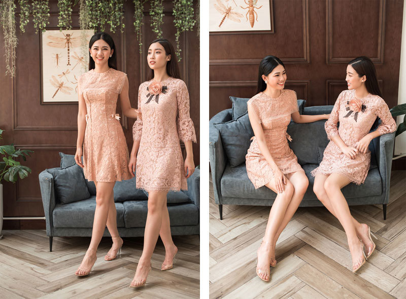 Hoa hậu Mỹ Linh cùng Á hậu Thanh Tú hóa chị em sinh đôi - Ảnh 6