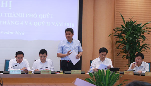 UBND TP Hà Nội triển khai nhiệm vụ trọng tâm tháng 4 và quý II năm 2018 - Ảnh 2