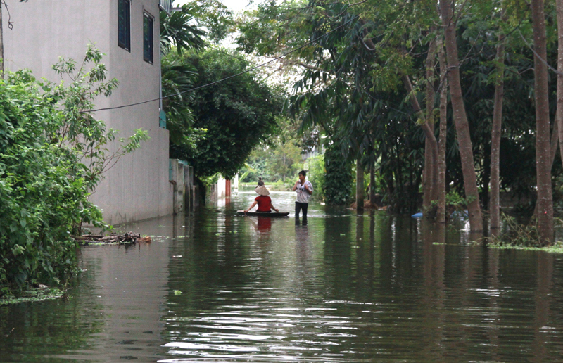 Hà Nội thiệt hại trên 1.408 tỷ đồng do mưa lũ - Ảnh 1