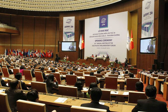 Khai mạc Hội nghị thường niên lần thứ 26 Diễn đàn Nghị viện châu Á - Thái Bình Dương - Ảnh 3