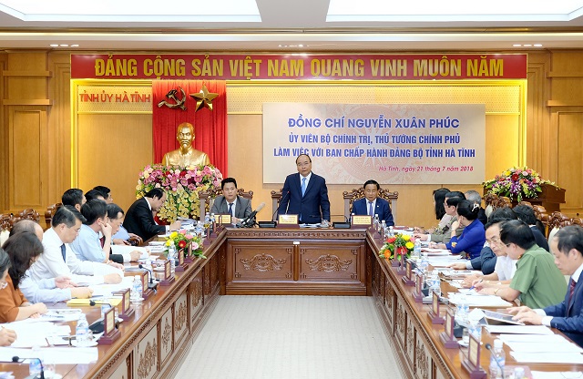 Thủ tướng: Đến lúc Hà Tĩnh tự tin là một cực tăng trưởng của cả nước - Ảnh 1