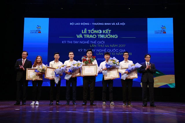 Hà Nội đứng thứ nhất Kỳ thi tay nghề Quốc gia 2018 - Ảnh 2