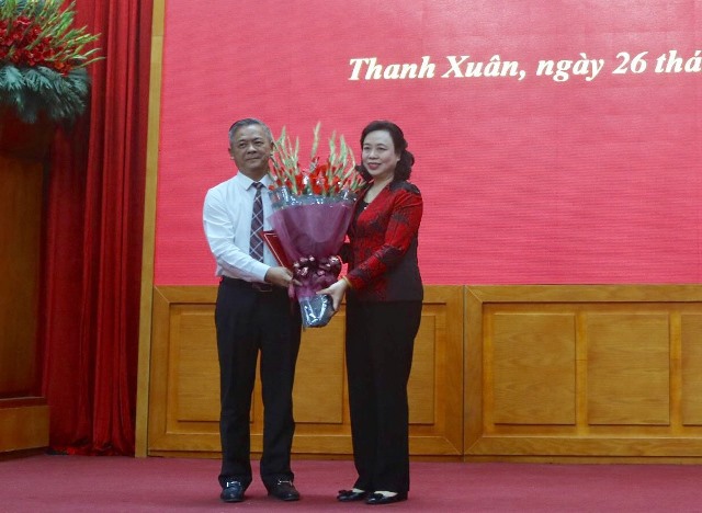 Đồng chí Nguyễn Xuân Lưu giữ chức Bí thư Quận ủy Thanh Xuân - Ảnh 1