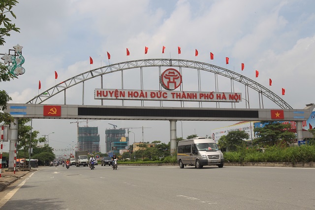 Hoài Đức đầu tư hạ tầng khung đô thị - Ảnh 1