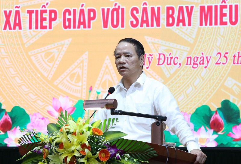 Thanh tra Chính phủ và lãnh đạo UBND TP Hà Nội đối thoại người dân xã Đồng Tâm - Ảnh 3