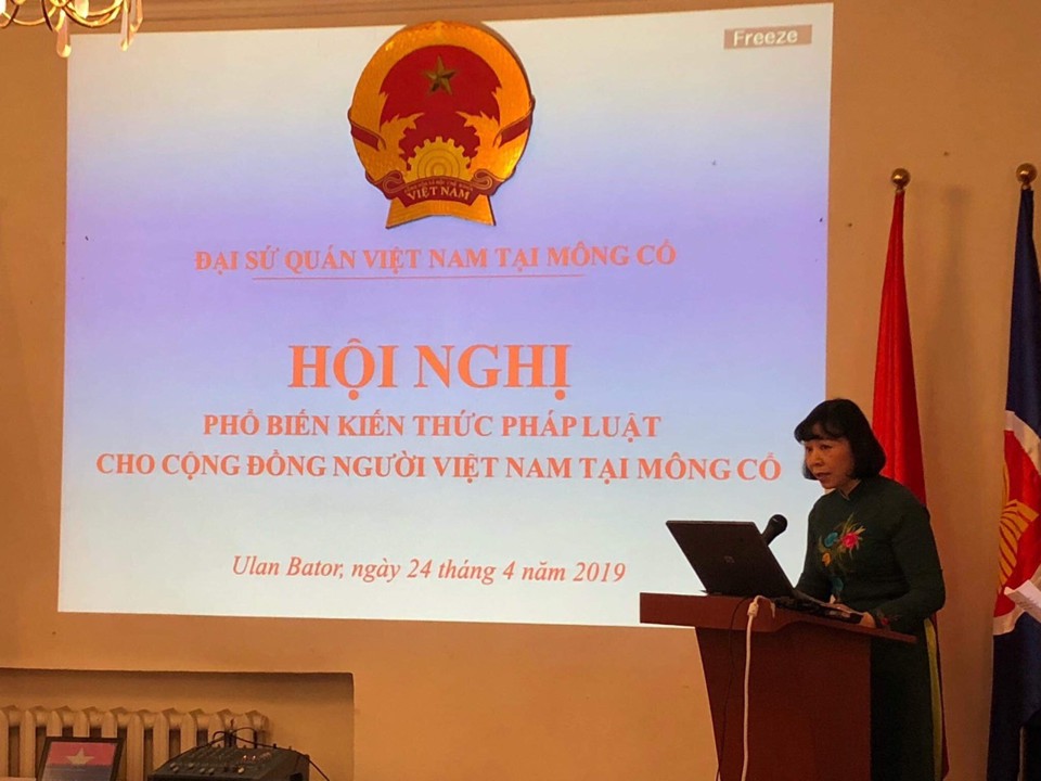 Tuyên truyền, phổ biến pháp luật cho người Việt tại Mông Cổ - Ảnh 1