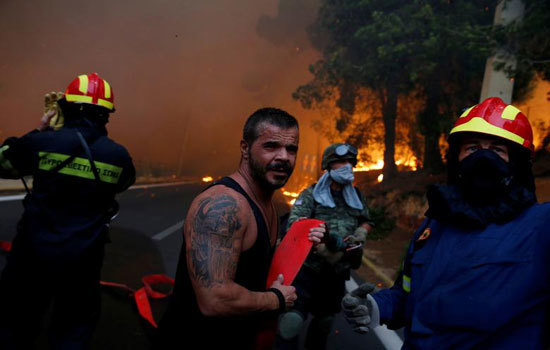 Hình ảnh cháy rừng khủng khiếp tại Hy Lạp khiến 20 người  thiệt mạng - Ảnh 2