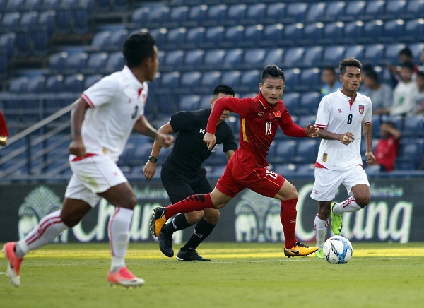 U23 Việt Nam thắng đậm trận ra quân tại M-150 Cup 2017 - Ảnh 1