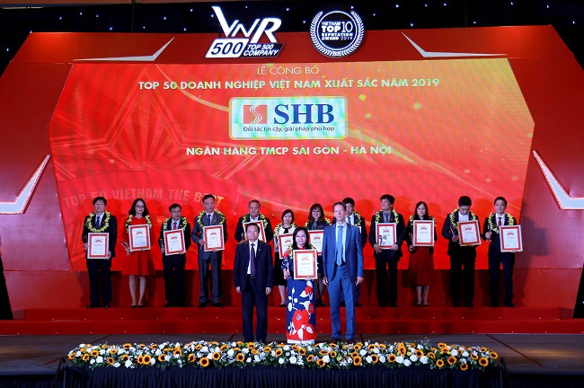 SHB được vinh danh TOP 50 doanh nghiệp xuất sắc nhất - Ảnh 1