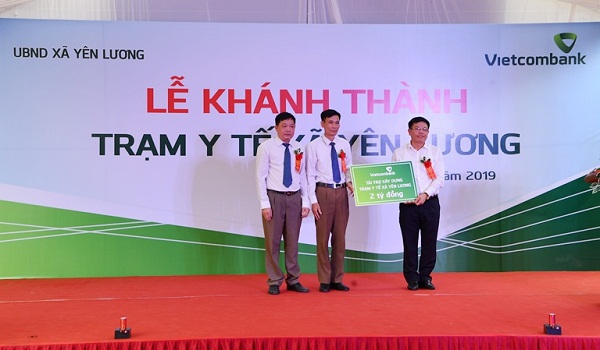 Khánh thành Trạm y tế xã Yên Lương do Vietcombank tài trợ 2 tỷ đồng - Ảnh 4