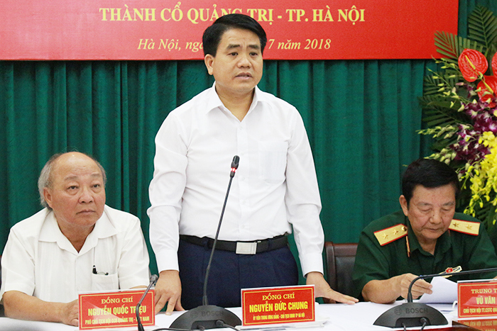 Chủ tịch Nguyễn Đức Chung thăm và làm việc với Hội Truyền thống chiến sĩ Thành cổ Quảng Trị - Ảnh 1