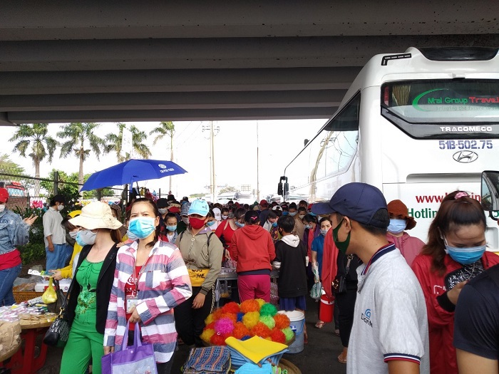 TP Hồ Chí Minh: Nguy cơ lây nhiễm Covid-19 ở chợ tự phát KCN Tân Tạo - Ảnh 3