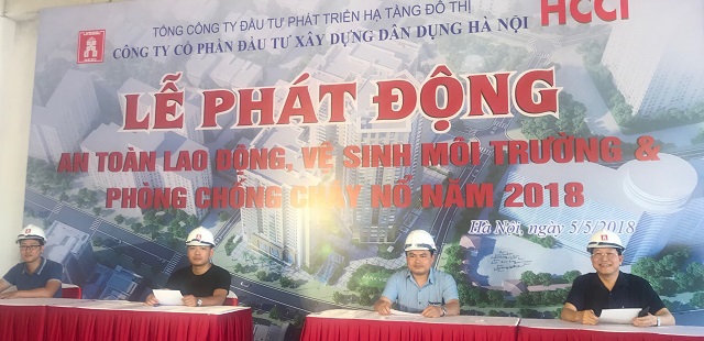 Công ty CP Đầu tư xây dựng Dân Dụng Hà Nội: Tích cực chủ động phòng chống cháy nổ, an toàn lao động - Ảnh 3