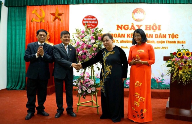 Chủ tịch HĐND TP Hà Nội dự Ngày hội Đại đoàn kết toàn dân tộc tại Thanh Xuân - Ảnh 3
