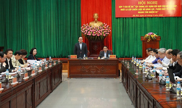 Ban Thường vụ Thành ủy Hà Nội góp ý Đề án T.Ư 7 về công tác cán bộ - Ảnh 2