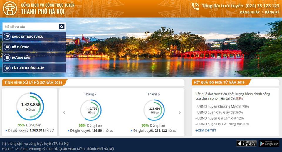 Hà Nội đã triển khai 1.272 dịch vụ công trực tuyến - Ảnh 1