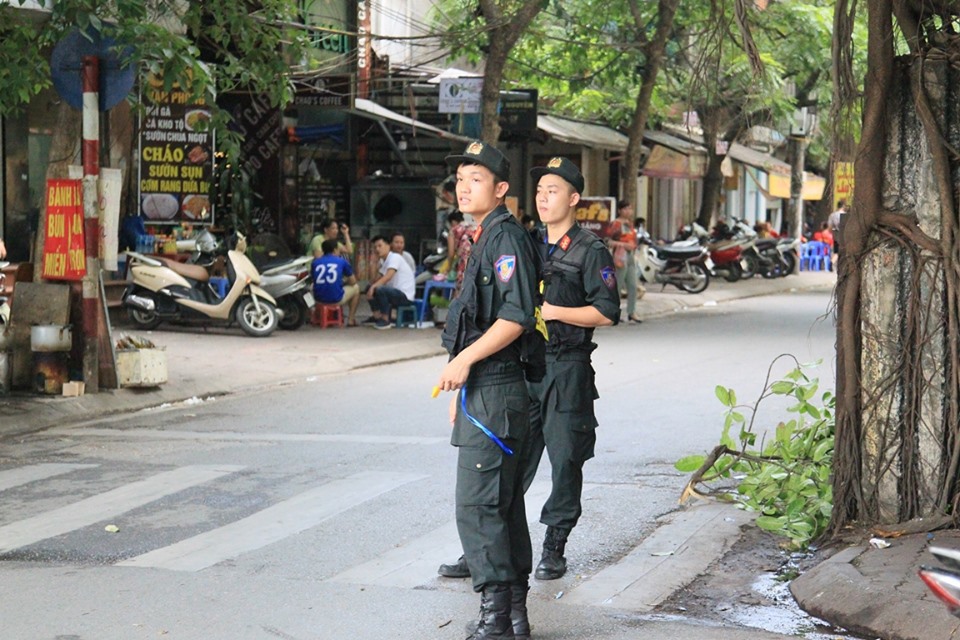 An ninh siết chặt trước trận đấu giữa Viettel và Hải Phòng - Ảnh 3