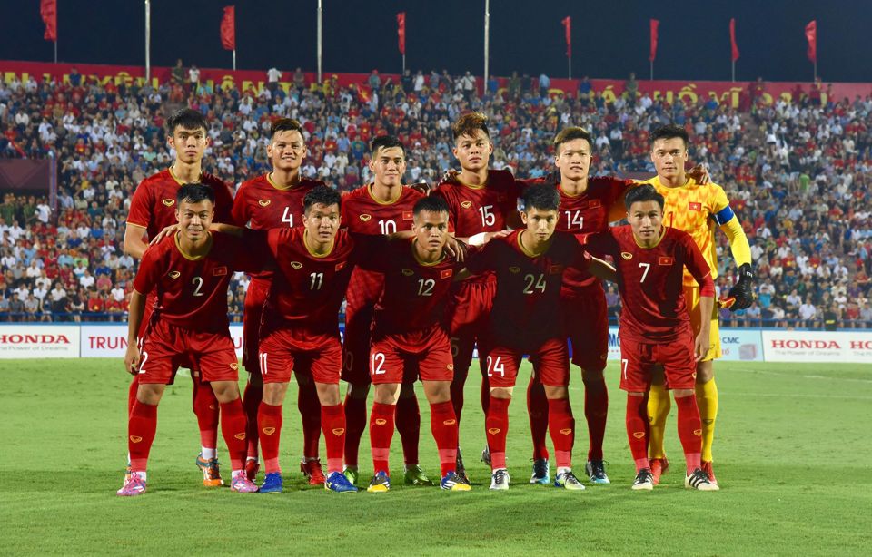 [Ảnh] Nhìn lại trận "thủy chiến" của U23 Việt Nam và U23 Myanmar - Ảnh 1