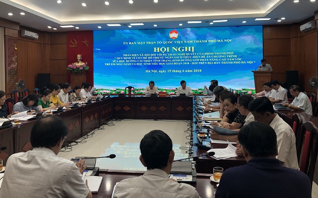 Ủy ban MTTQ Việt Nam TP Hà Nội: Phản biện xã hội về chương trình sữa học đường - Ảnh 1