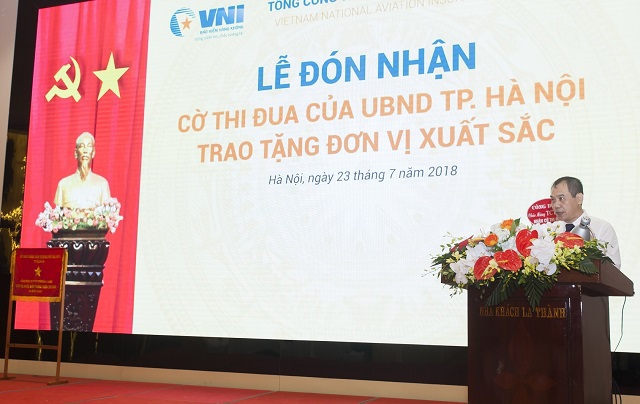 Tổng Công ty Bảo hiểm Hàng không đón nhận Cờ Thi đua của UBND TP Hà Nội - Ảnh 2