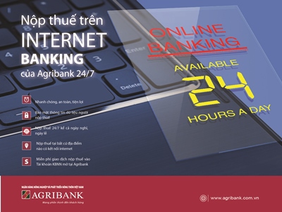 Nộp thuế xuất nhập khẩu 24/7 qua Internet Banking Agribank - Ảnh 1