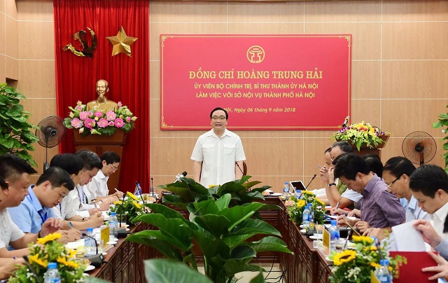 Bí thư Hoàng Trung Hải: Tăng cường kiểm tra công vụ đột xuất để giảm tiêu cực - Ảnh 1